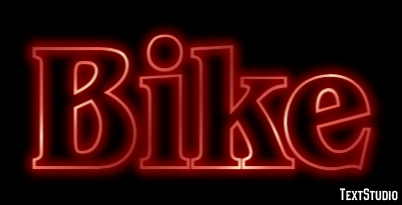 Bike Text Effect