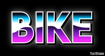 Bike Text Effect