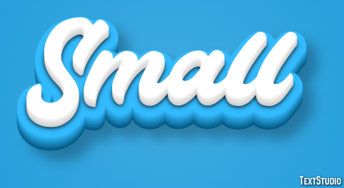 Small Text Effect