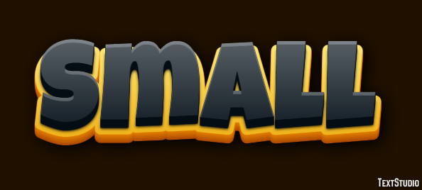 Small Text Effect