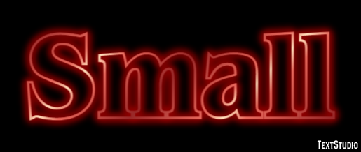 Small Text Effect