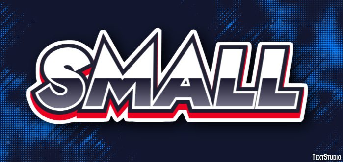 Small Text Effect