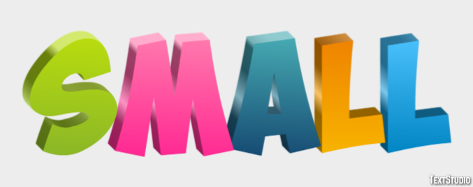 Small Text Effect