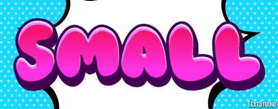 Small Text Effect