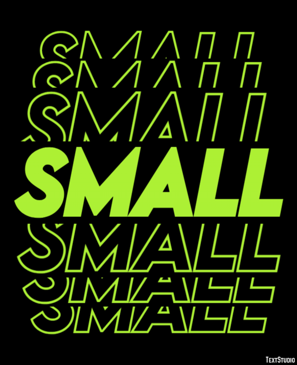 Small Text Effect