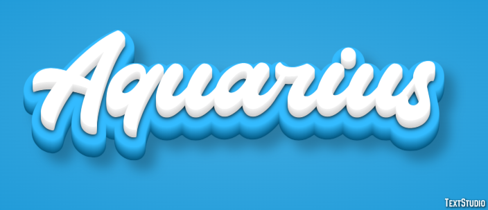 Aquarius Effet de Texte