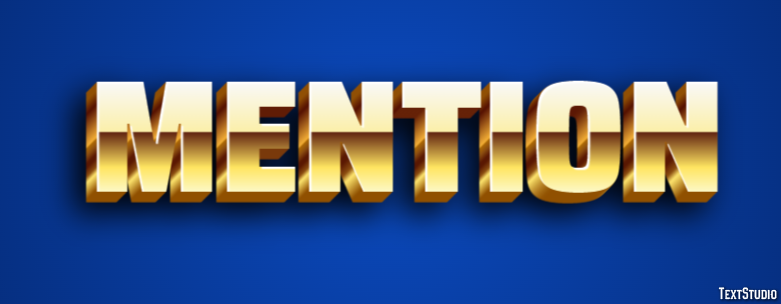 Mention Efecto de Texto