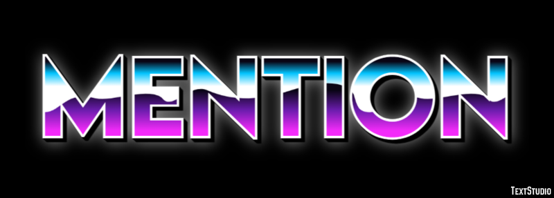 Mention Efecto de Texto