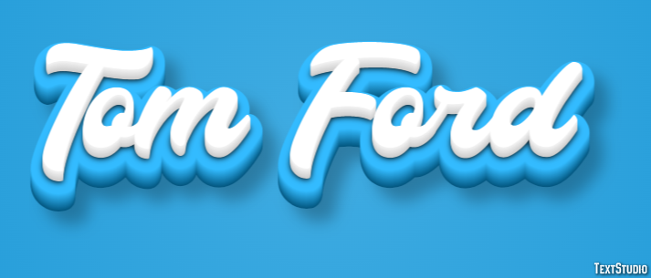 Tom Ford Text Effect