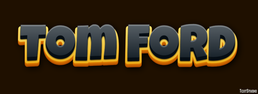 Tom Ford Text Effect