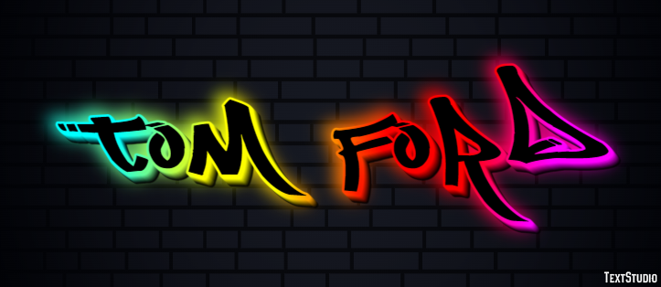 Tom Ford Text Effect
