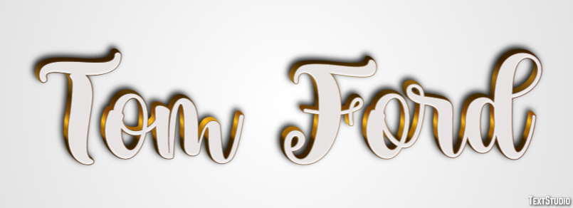 Tom Ford Text Effect