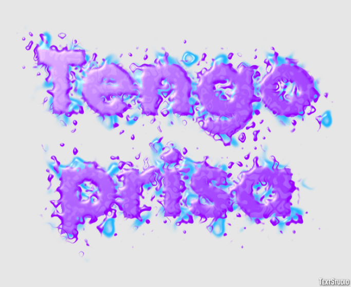 Tengo prisa Effetto testo