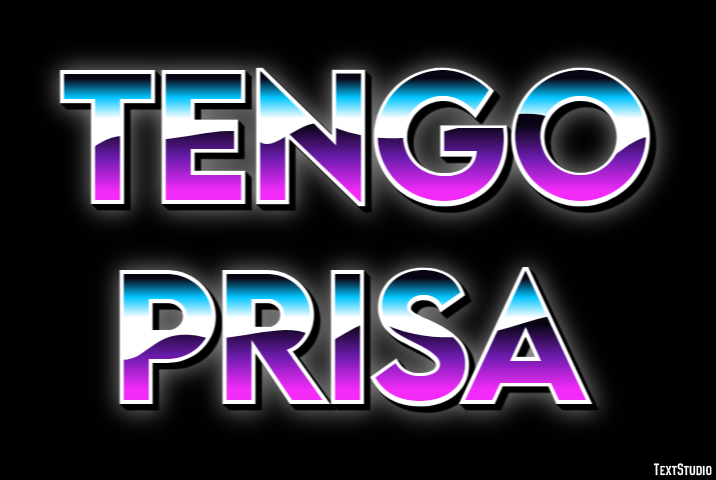 Tengo prisa Efecto de Texto