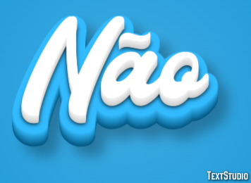 Não Effet de texte