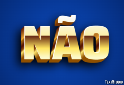 Não Effet de texte