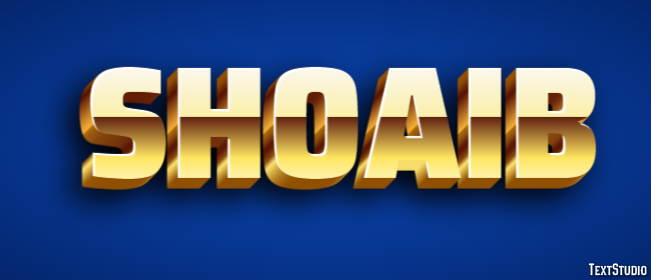 Shoaib Text Effect