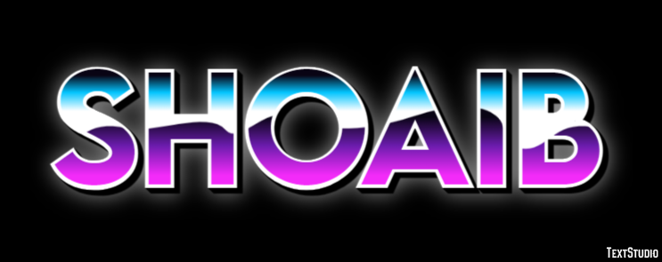 Shoaib Text Effect