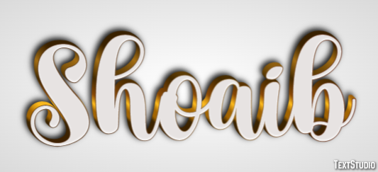 Shoaib Text Effect