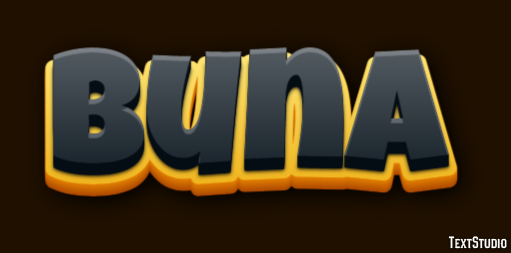 Buna Text Effect