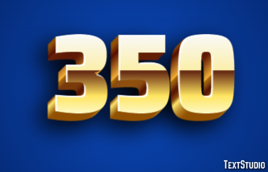 350 Efecto de Texto