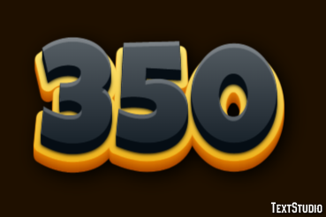 350 Efecto de Texto