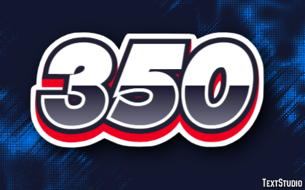 350 Efecto de Texto