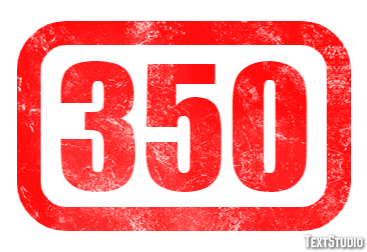 350 Efecto de Texto
