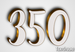 350 Efecto de Texto