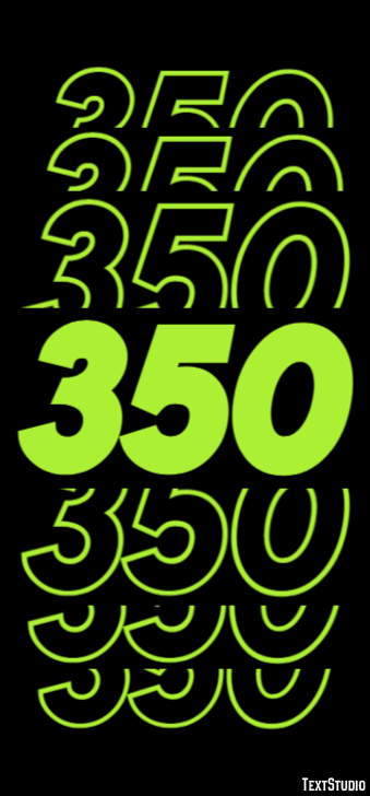 350 テキスト効果