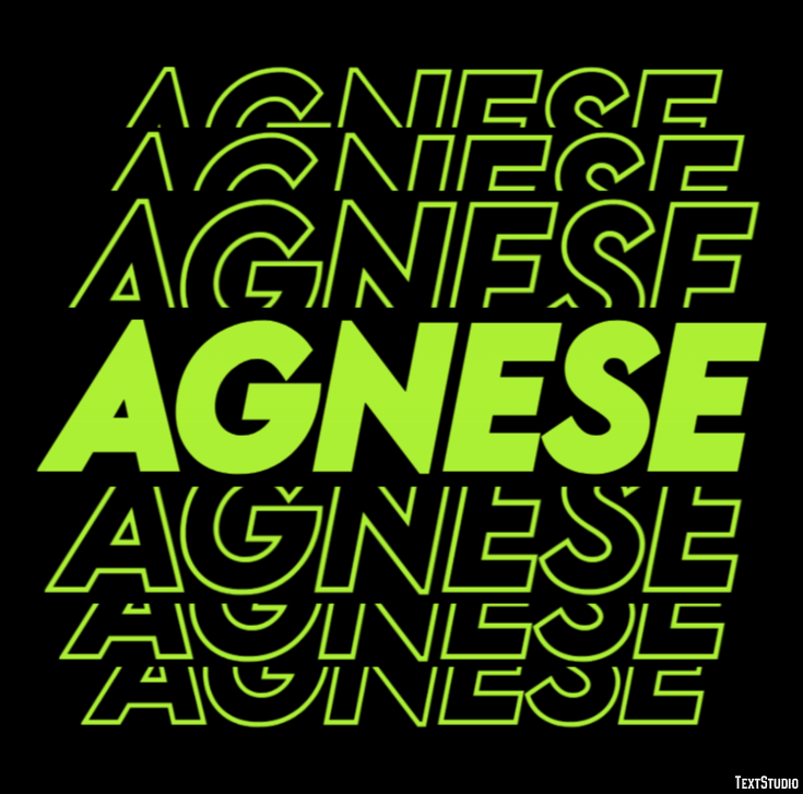 Agnese Effetto testo