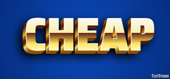 Cheap Text Effect