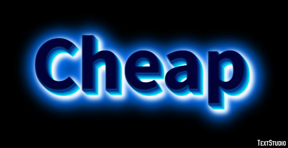 Cheap Effetto testo