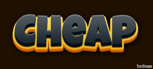 Cheap Text Effect