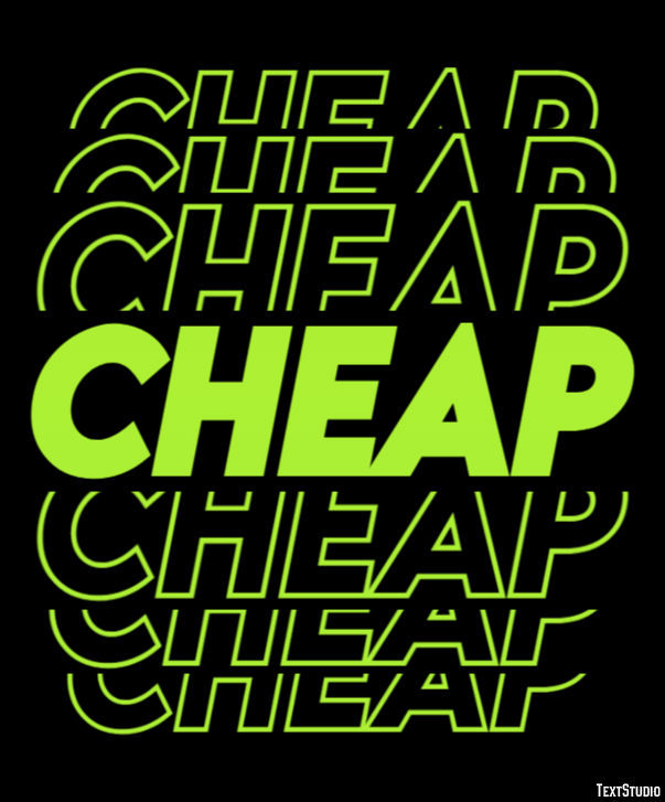 Cheap Texteffekt