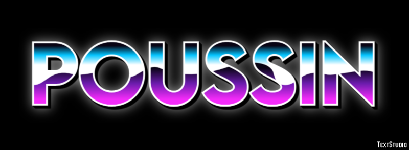 Poussin Effet de texte