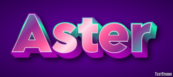Aster Text Effect