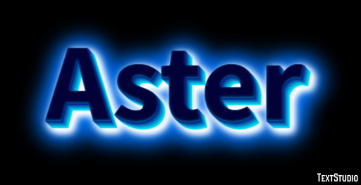 Aster Metin Efekti