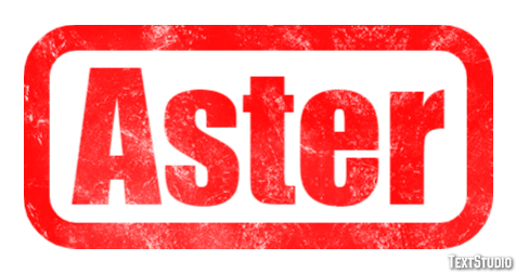 Aster Text effect