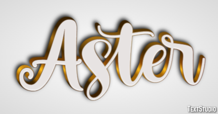 Aster Text Effect