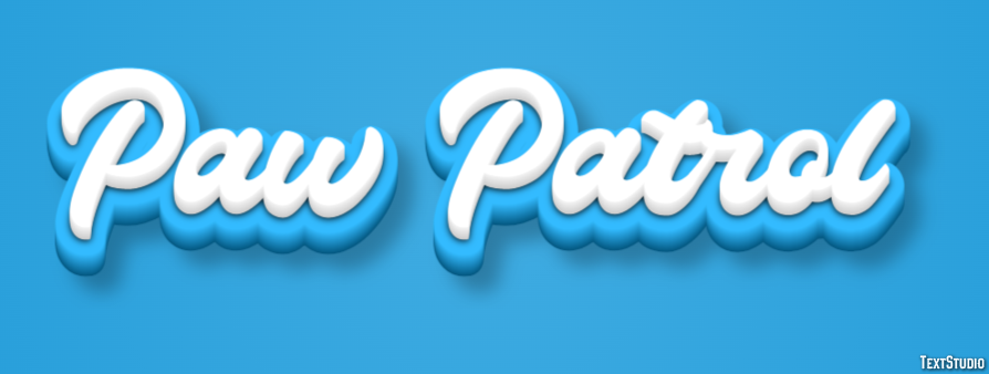Paw Patrol Effet de Texte
