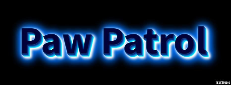 Paw Patrol Effet de Texte