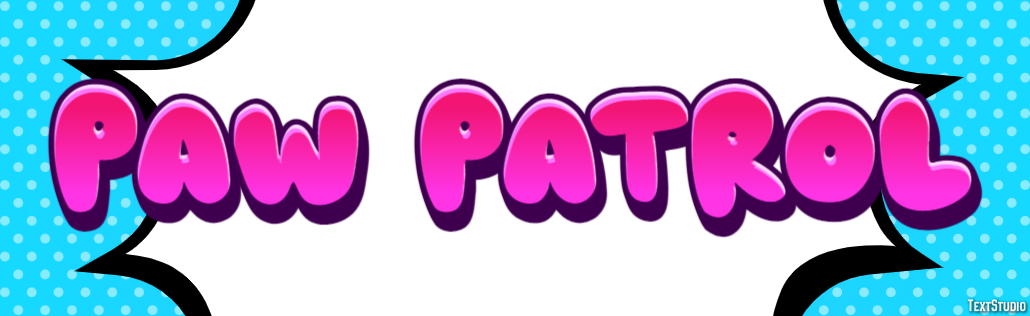 Paw Patrol Effet de Texte