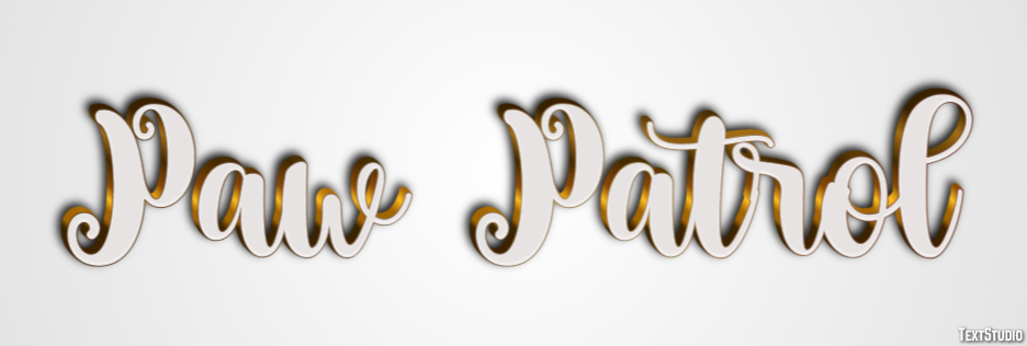 Paw Patrol Effet de Texte
