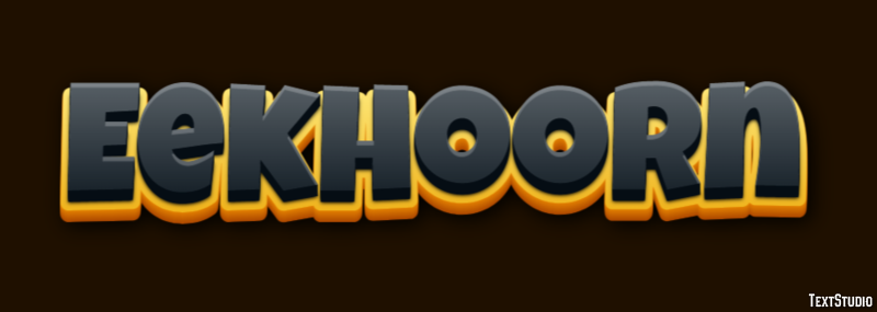 Eekhoorn Tekst Effect