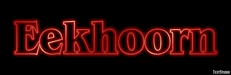 Eekhoorn Tekst effect