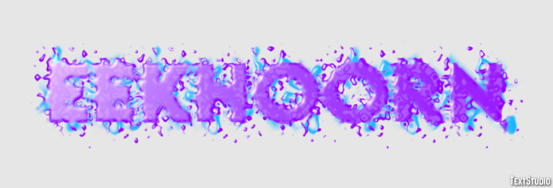 Eekhoorn Efecto de Texto