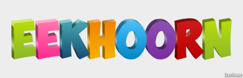 Eekhoorn Tekst Effect