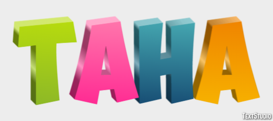 Taha Text Effect