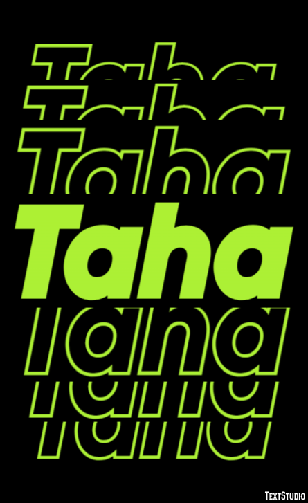 Taha Text Effect
